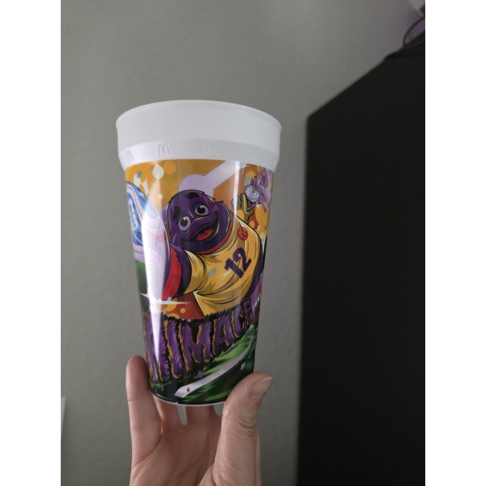 2026 McDonald's Fifa World Cup Grimace Adult Happy Meal Cup New. NEver Used